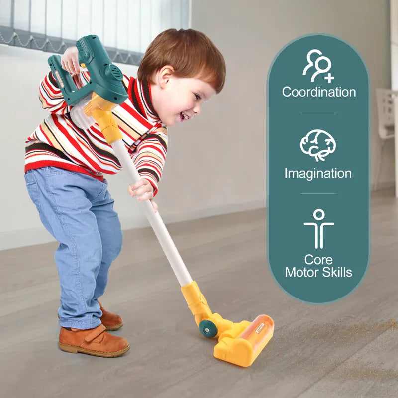 Children Play House Cleaning Vacuum Cleaner Toys