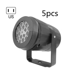 Snowflake LED Projector Light – Rotating Xmas Pattern for Outdoor Holiday Decor